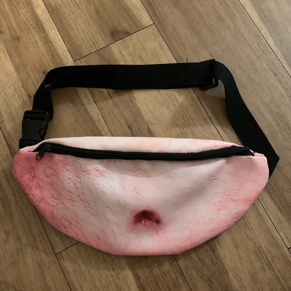 Hairy belly fanny pack